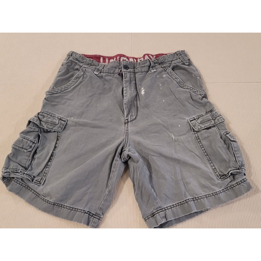 Union Bay Cargo Grunge Shorts Ash Gray size 36 Comfortable fit classic look